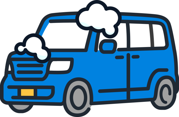 車内をクリーニングしておく