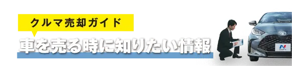 クルマを打つときに知りたい情報(クルマ売却ガイド)